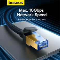 Rýchly sieťový kábel LAN RJ45 CAT.7 10GBOPT 0.5m Čierna