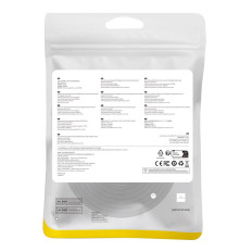 Cabo de rede rápido LAN RJ45 Cat.8 40Gbps Trançado 8m Preto