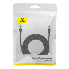 Hitri omrežni kabel LAN RJ45 CAT.8 40Gbps pletena 3m črna