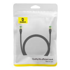 Câble de réseau rapide LAN RJ45 CAT.8 40GBPS tressé 1m noir