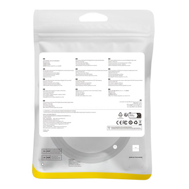 Rychlé síťové kabelové LAN RJ45 CAT.8 40Gbps pletené 1m černé