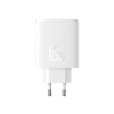 Gan Cube Pro 65W 2x USB-C USB-valkoinen tuoli