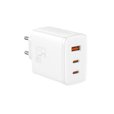 GAN CUBE PRO 65W 2x USB-C USB-valge tooli