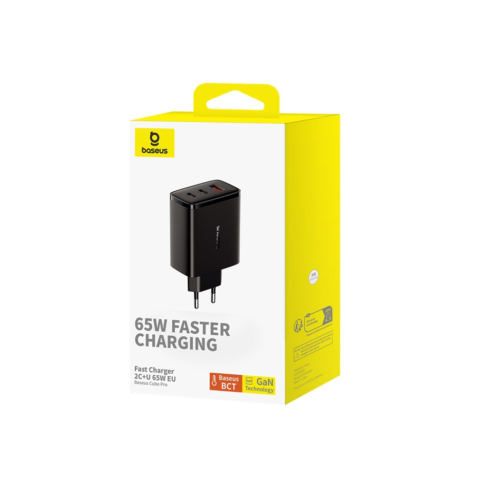 Gan Cube PRO 65W 2x USB-C USB-Omrežni polnilnik