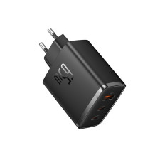 GAN CUBE PRO 65W 2X USB-C USB-A hálózati töltő