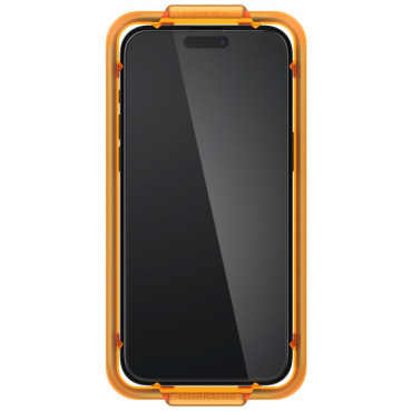 Vidro temperado Alm vidro FC no iPhone 15 Pro Max Preto - conjunto de 2 pcs.