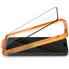 Härdad glas Alm Glass FC på iPhone 15 Pro Max Black - Set med 2 st.
