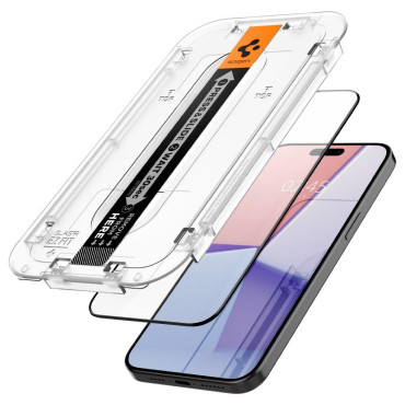 Tempered glass Glas.tr EZ Fit FC on iPhone 15 Pro Max Black