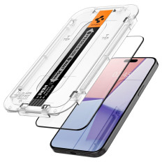 Tempered glass Glas.tr EZ Fit FC on iPhone 15 Pro Max Black