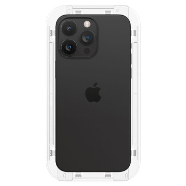 Tempered glass Glas.tr EZ Fit FC on iPhone 15 Pro Max Black