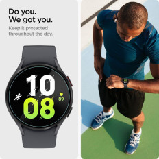 Tvrdé sklo Glass.tr EZ Fit na Samsung Galaxy Watch 6 44mm - Sada 2 ks.