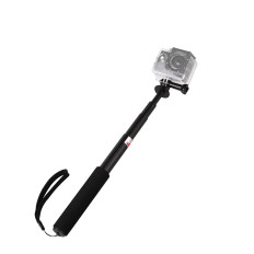 Selfie Stick Stick Télescopique avec une poignée de caméra. Caméra