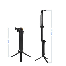 3in1 Holder Selfie Stick Tripod Monopod v GoPro kamero