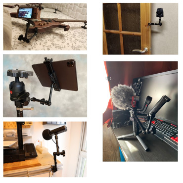 Držiak svorky na montáž kamery kamery fotoaparátu