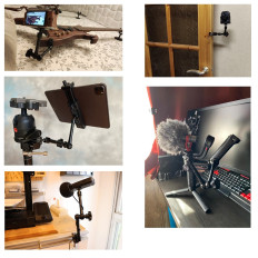 Držiak svorky na montáž kamery kamery fotoaparátu