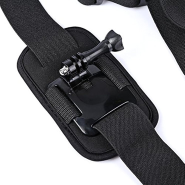 Braces band med fästning för kameran GOPRO på axeln