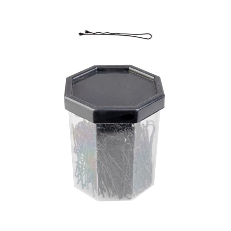 Épingles de barbier pour cheveux e-62 150 pcs 4,9 cm noir — emballage