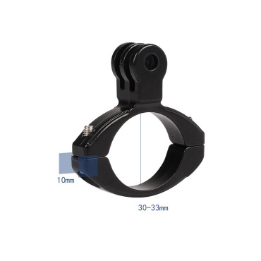 Suporte para câmera de montagem GoPro no volante do tubo