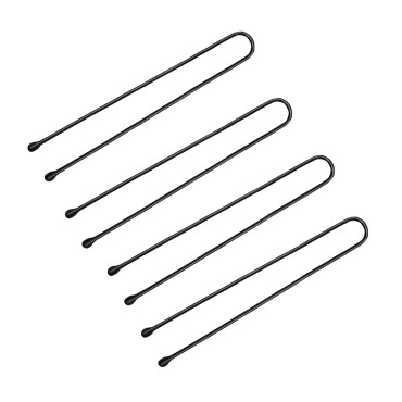 Chignon per parrucchieri in metallo nero e-63 150 pz 4,9 cm