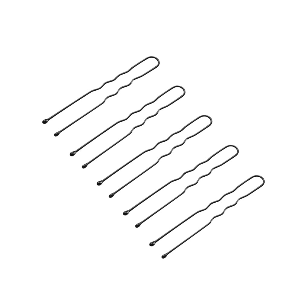 Hårdressing boller til hår e-65 300 stk 5 cm sort