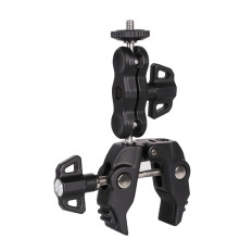 Klämhandtag på kameran och en goprosportkamera