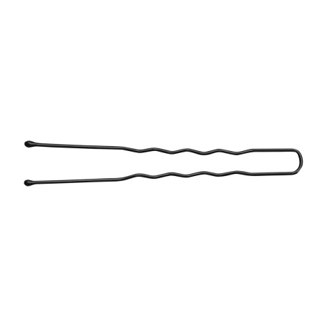 Fermagli per capelli ACTIVESHOP e-65, 300 pezzi, 6 cm, nero — primo piano