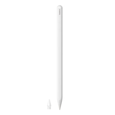 Stylus Stylus na iPad s aktívnym náhradným hrotom Hladké písanie 2 biele