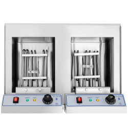 Dvigubo kameros Dvigubo kameros Fryer su 400V kabineto - 2x10l