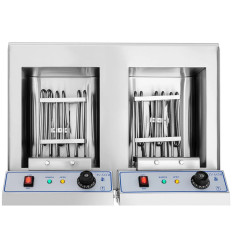 Dvigubo kameros Dvigubo kameros Fryer su 400V kabineto - 2x10l