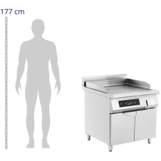Gladko samostojni žar 720 x 610 mm 80-300 C 10000 W