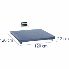 LCD-lagringsplattform Vikt 120 x 120 cm 3000 kg / 1 kg