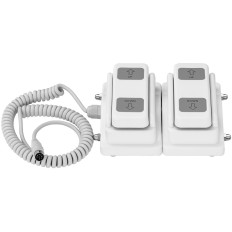 Pedal de controle do interruptor de pé para camas cosméticas - 2 motores