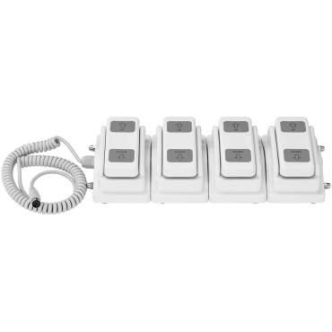 Foot switch Control pedal for cosmetic beds - 4 engines