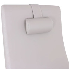 Electric armchair for pedicure with a footstool and shower tray - gray