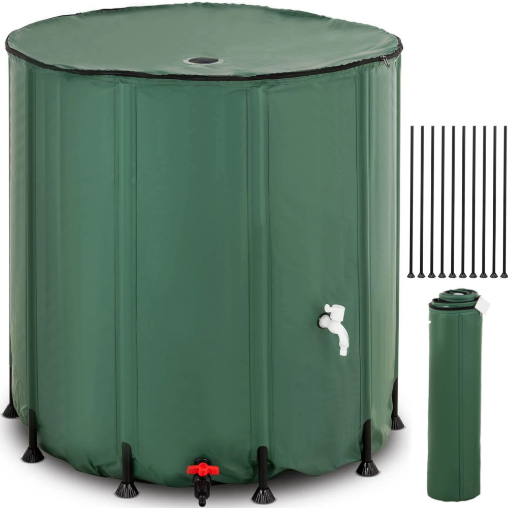 Tank container folding for regnvann for hagen på en tomt 750 l