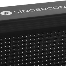 Reklame Skjerm 96 x 16 Farge LED 67 x 19 cm