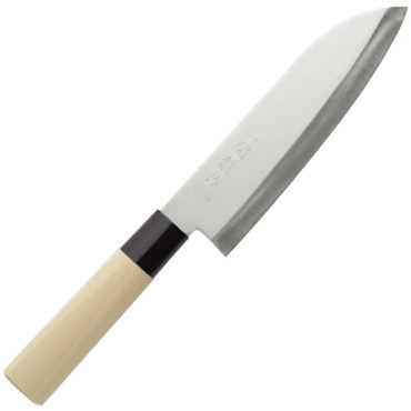 Japansk kniv Santoku med ett trähandtag 165 mm- Hendi 845035