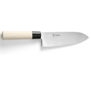 Japansk kniv Santoku med ett trähandtag 165 mm- Hendi 845035