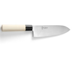 Japansk kniv Santoku med ett trähandtag 165 mm- Hendi 845035