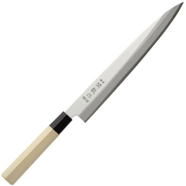 Sashimi da faca japonesa com uma alça de madeira 240 mm - Hendi 845042