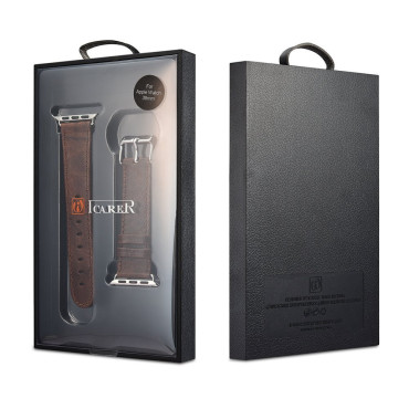 Pääpanta luonnollinen nahkahihna Apple Katso 1-3 38mm nahka Vintage tummansininen