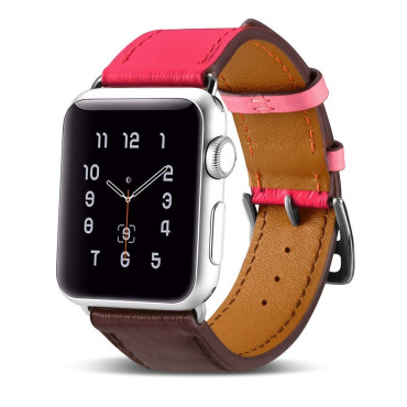 Trak za zapestnico Apple Oglejte si 42/44 / 45mm Brown-Pink
