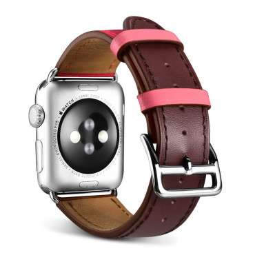 Trak za zapestnico Apple Oglejte si 42/44 / 45mm Brown-Pink