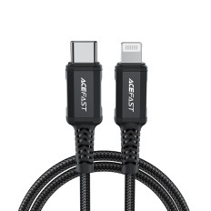 Kabelski MFI kabel na iPhone USB-C - strela 30W 3A 1.8m Črna