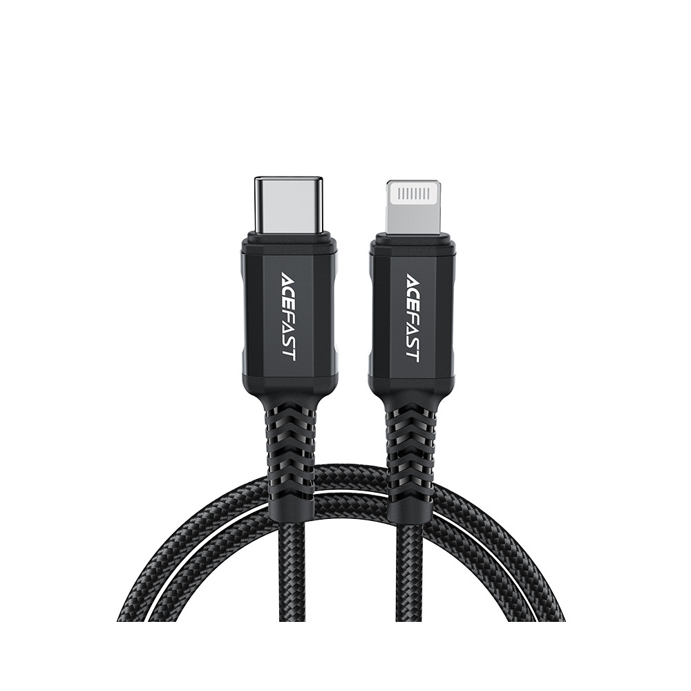 Kabelski MFI kabel na iPhone USB-C - strela 30W 3A 1.8m Črna