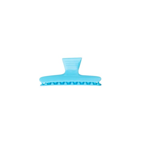 ACTIVESHOP Haarfriseur-Klemmen Crabs e-47, 12 Stk., 8,2 cm, sortierte Farben — Detailaufnahme Griff