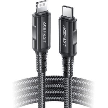 Kabelski MFI kabel na iPhone USB-C - strela 30W 3A 1.8m Črna