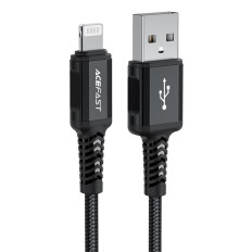 Cable MFI cable to iPhone USB - Lightning 2.4A 1.8m black