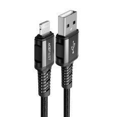 Kábel MFI kábel do iPhone USB - Lightning 2.4A 1.2m Čierna