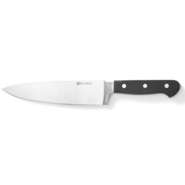 Couteau de chef professionnel en acier forgé Kitchen Line 200 mm - Hendi 781319